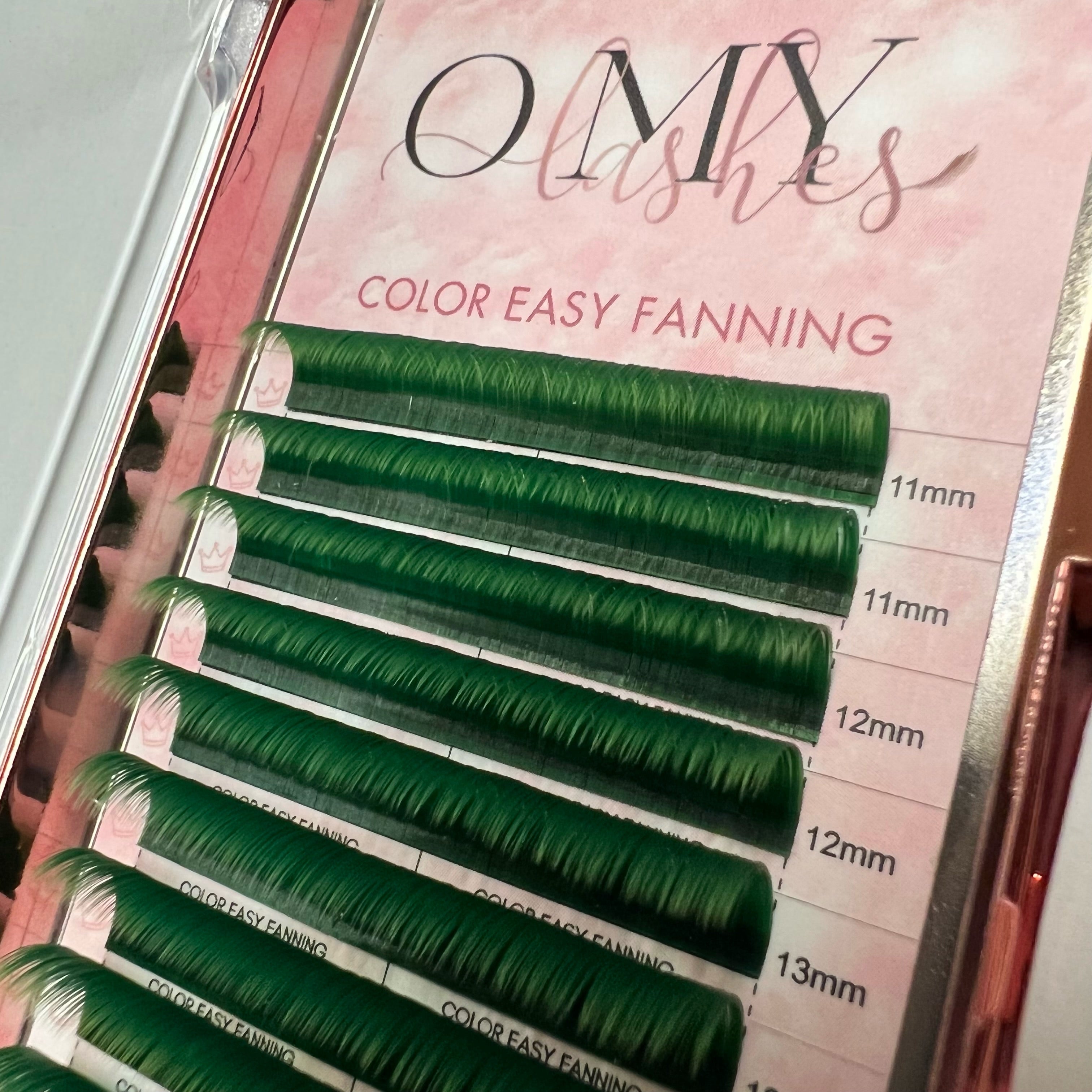 Color lashes Easy fanning 0,07 D curl MIX