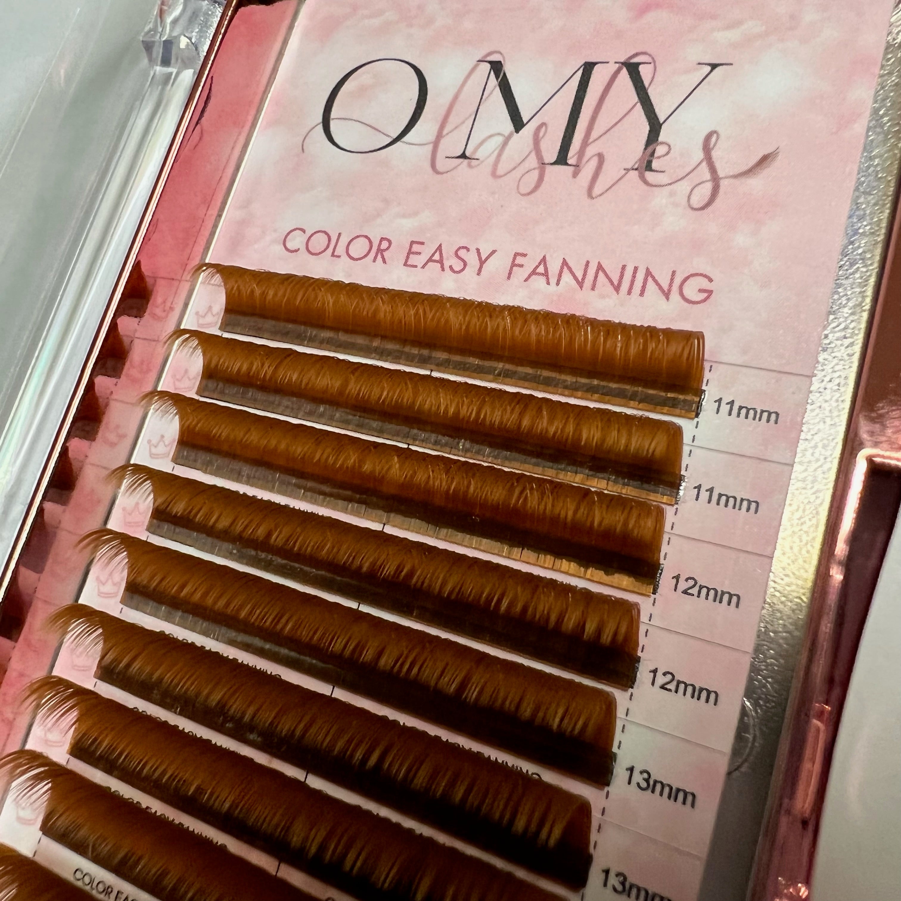 Color lashes Easy fanning 0,07 D curl MIX